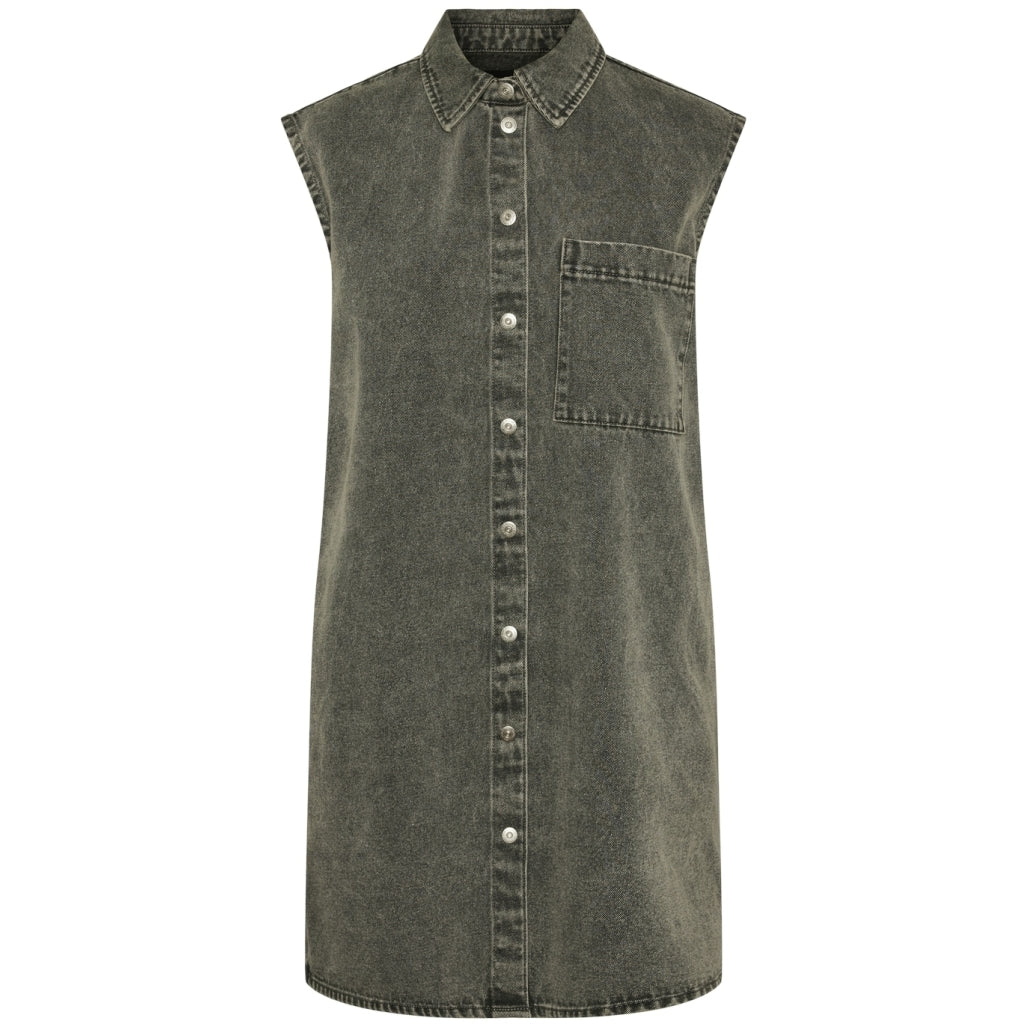Dame Kjole Pcabbi Light Grey Melange fra Pieces