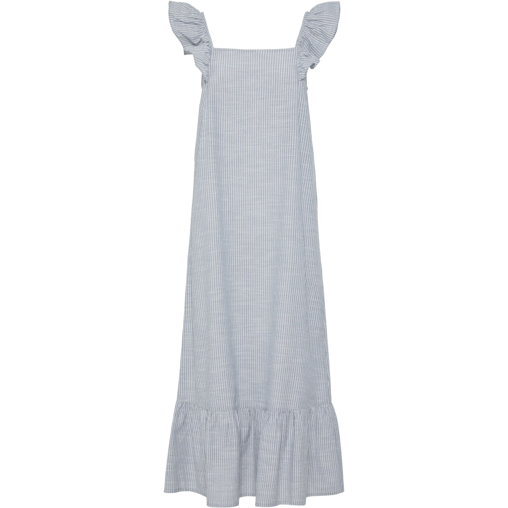 Dame Kjole Pcapia Nautical Blue Stripes Bright White fra Pieces
