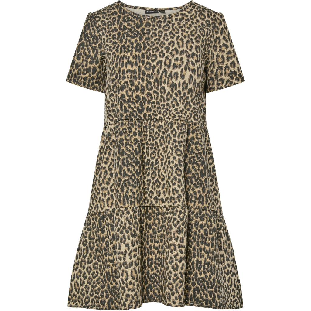 Dame Kjole Pcsalume White Pepper Leo fra Pieces