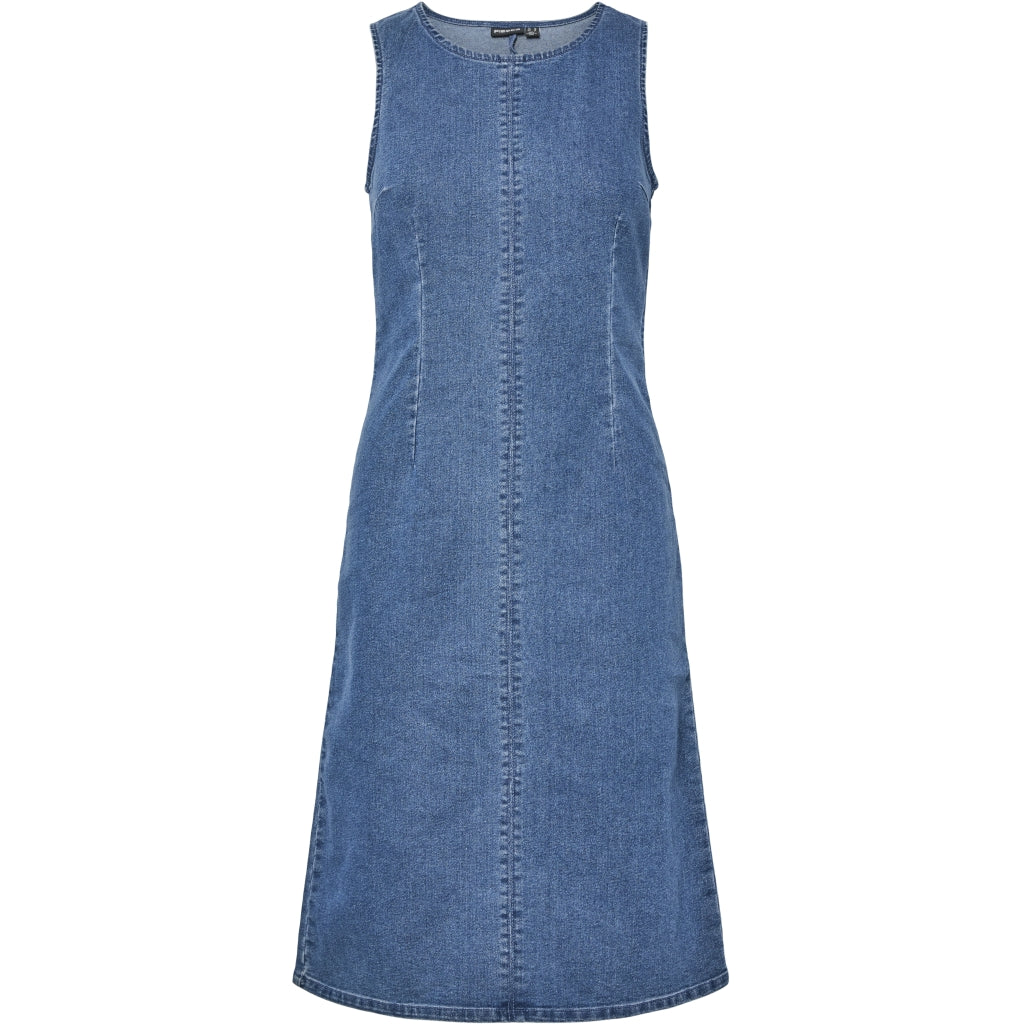 Dame Kjole Pctiffany Medium Blue Denim fra Pieces