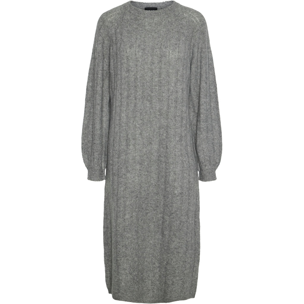 Dame Kjole Pcmaggy   Medium Grey Melange fra Pieces