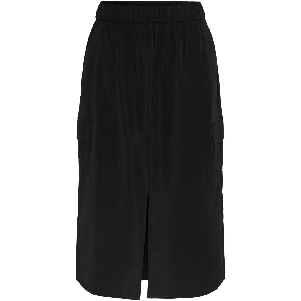 Dame Midi Nederdel Pcfibbe Black fra Pieces