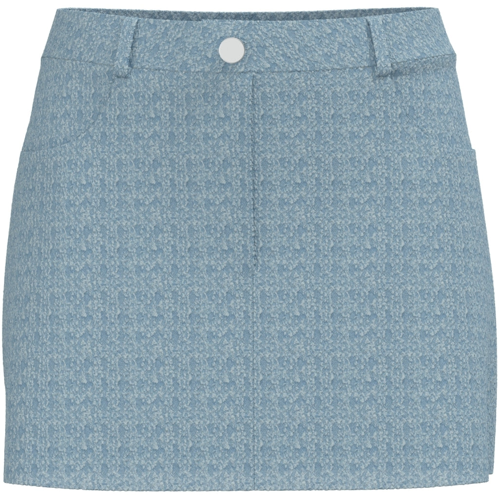 Dame Nederdel Pcjacy Light Blue Denim fra Pieces