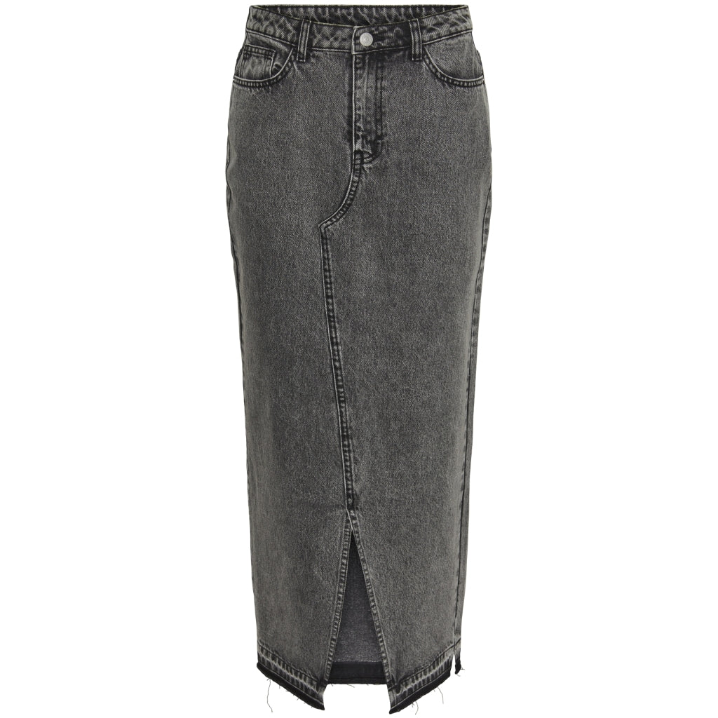 Dame Nederdel Pcnora Grey Denim fra Pieces