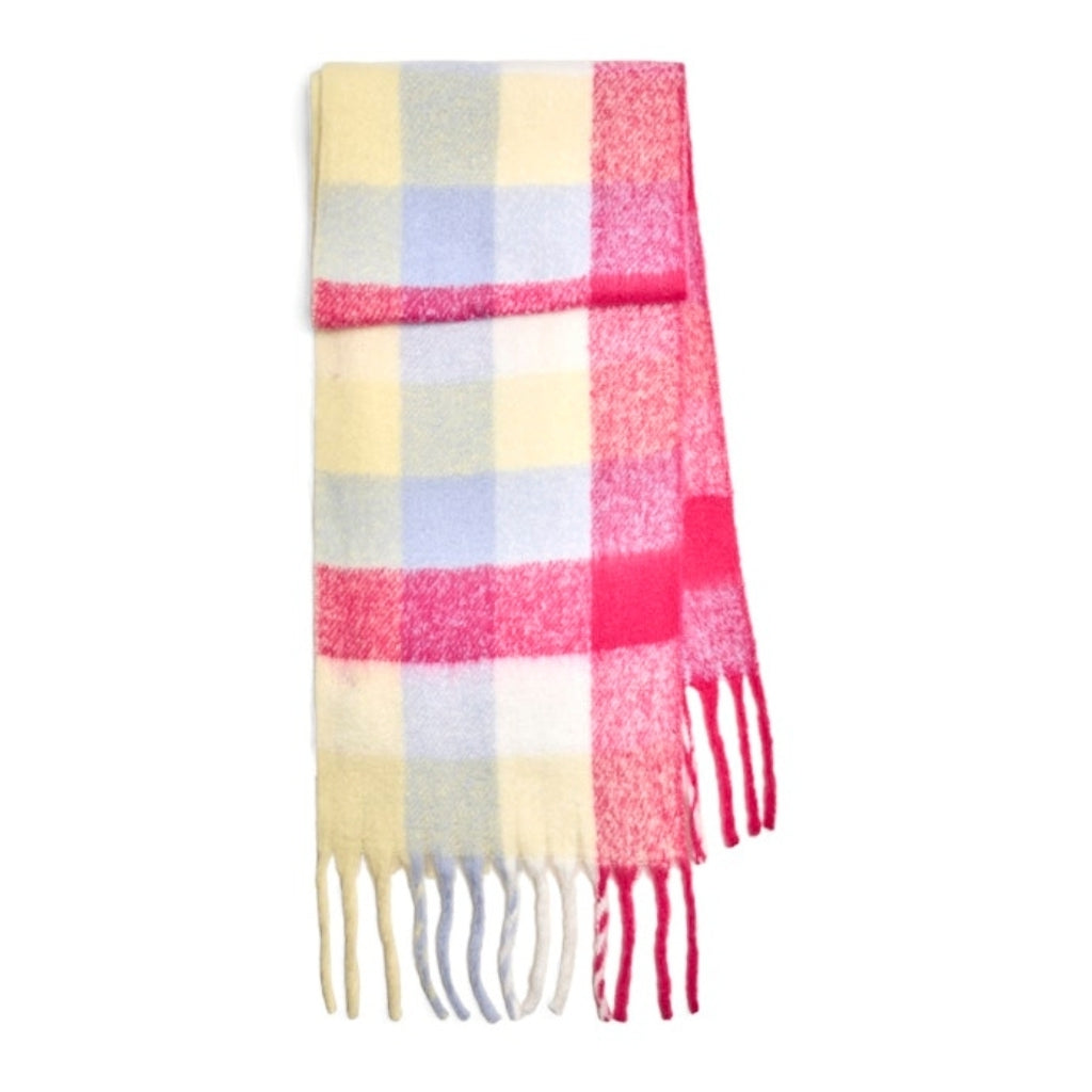 Dame Scarf Pcbea   Beetroot Purple Square fra Pieces