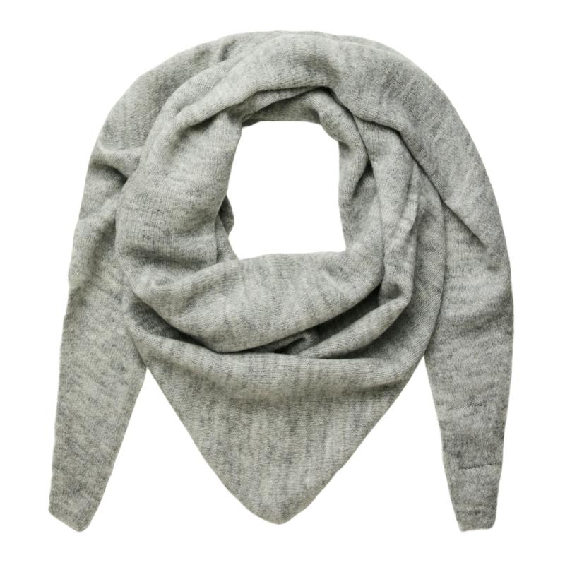 Dame Scarf Pcjuliana   Light Grey Melange fra Pieces