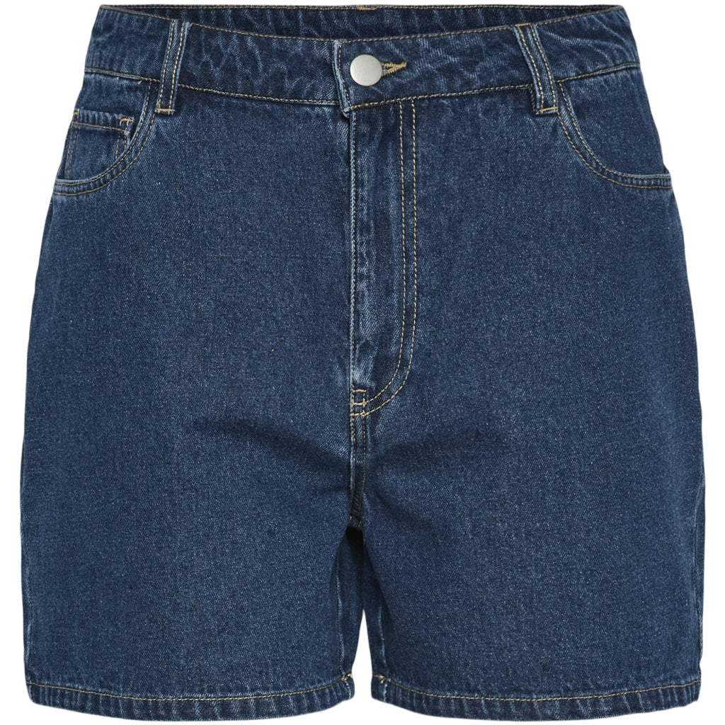 Dame Shorts Pcabbi Medium Blue Denim fra Pieces