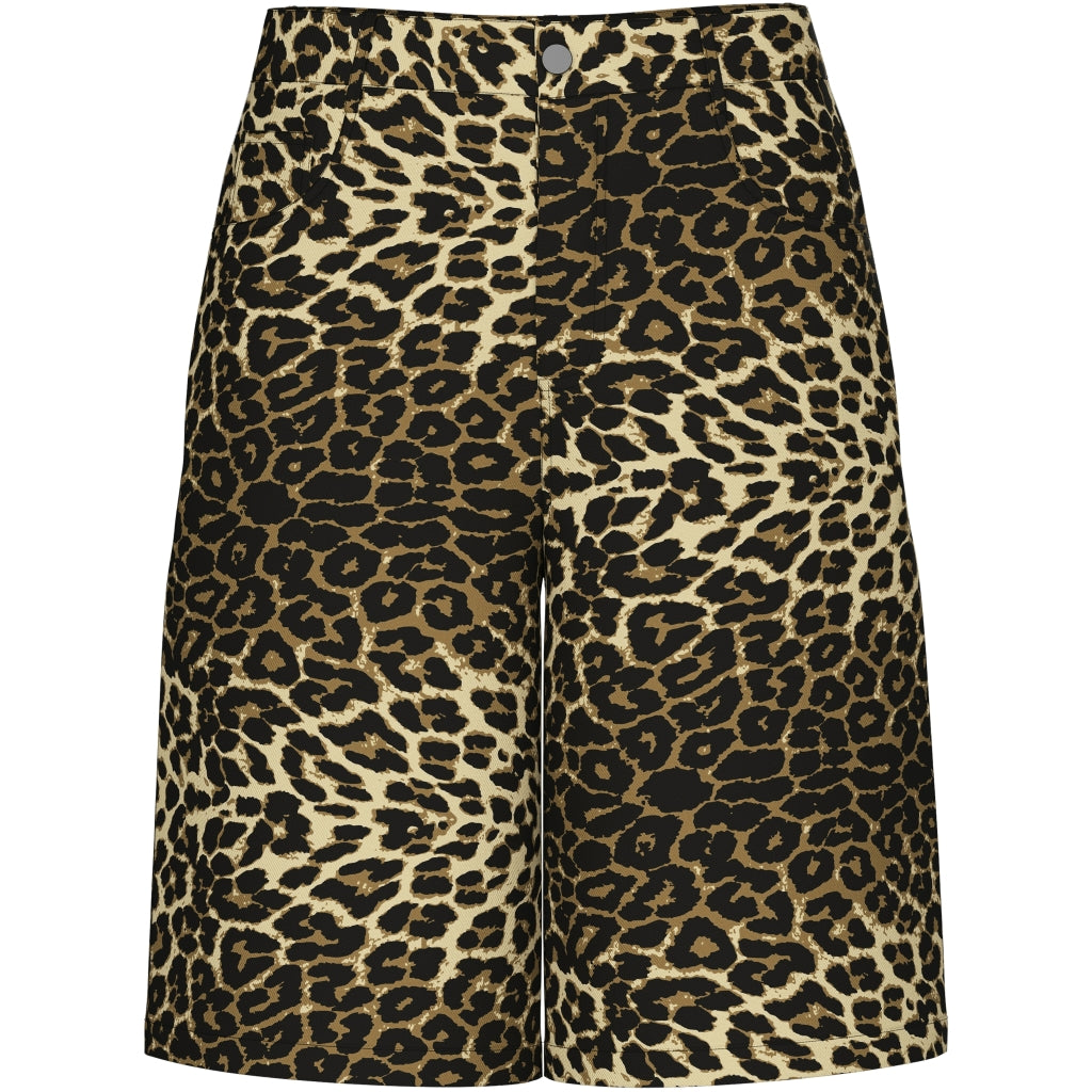Dame Shorts Pcasta   Black Leo Denim fra Pieces