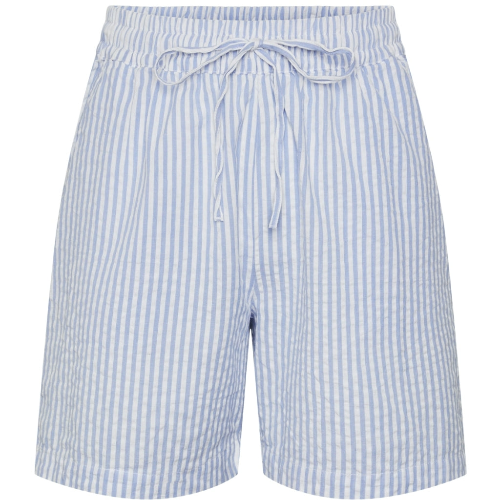 Dame Shorts Pcsally   Hydrangea Cloud Dancer fra Pieces