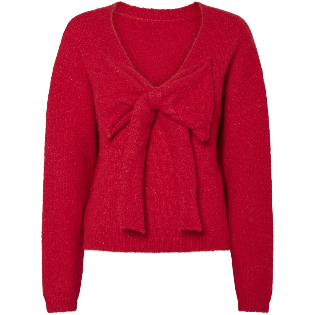 Dame Strik Pcallison High Risk Red Bow fra Pieces