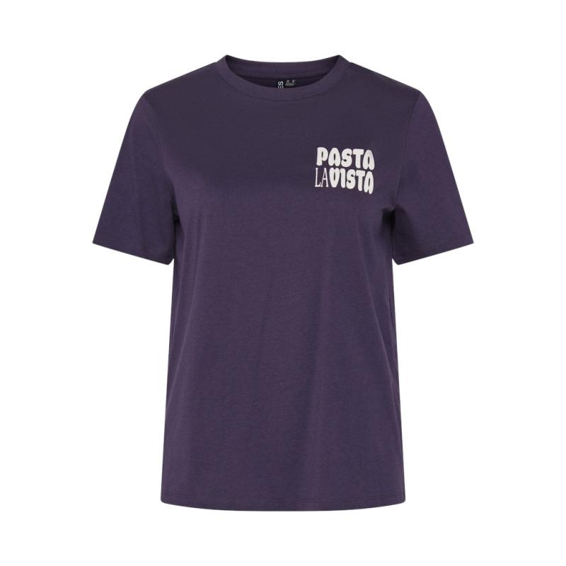 Dame T Shirt Pcpukka   Sweet Grape Pasta Lavista fra Pieces