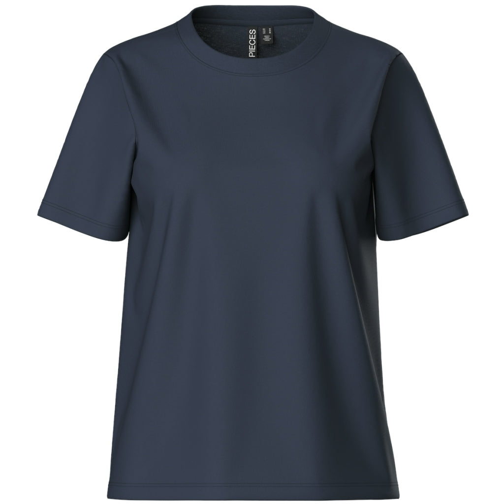 Dame T Shirt Pcria Ombre Blue fra Pieces
