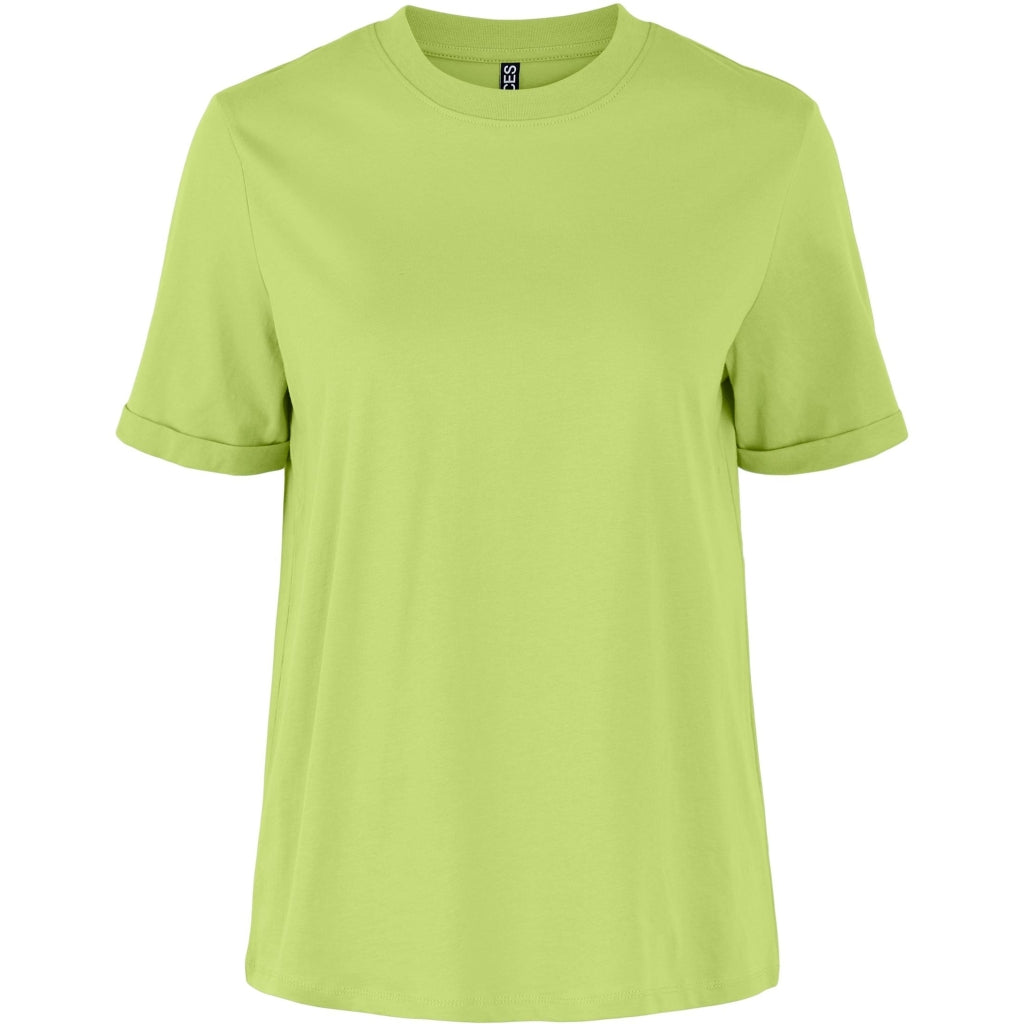 Dame T Shirt Pcria Tee Daiquiri Green fra Pieces