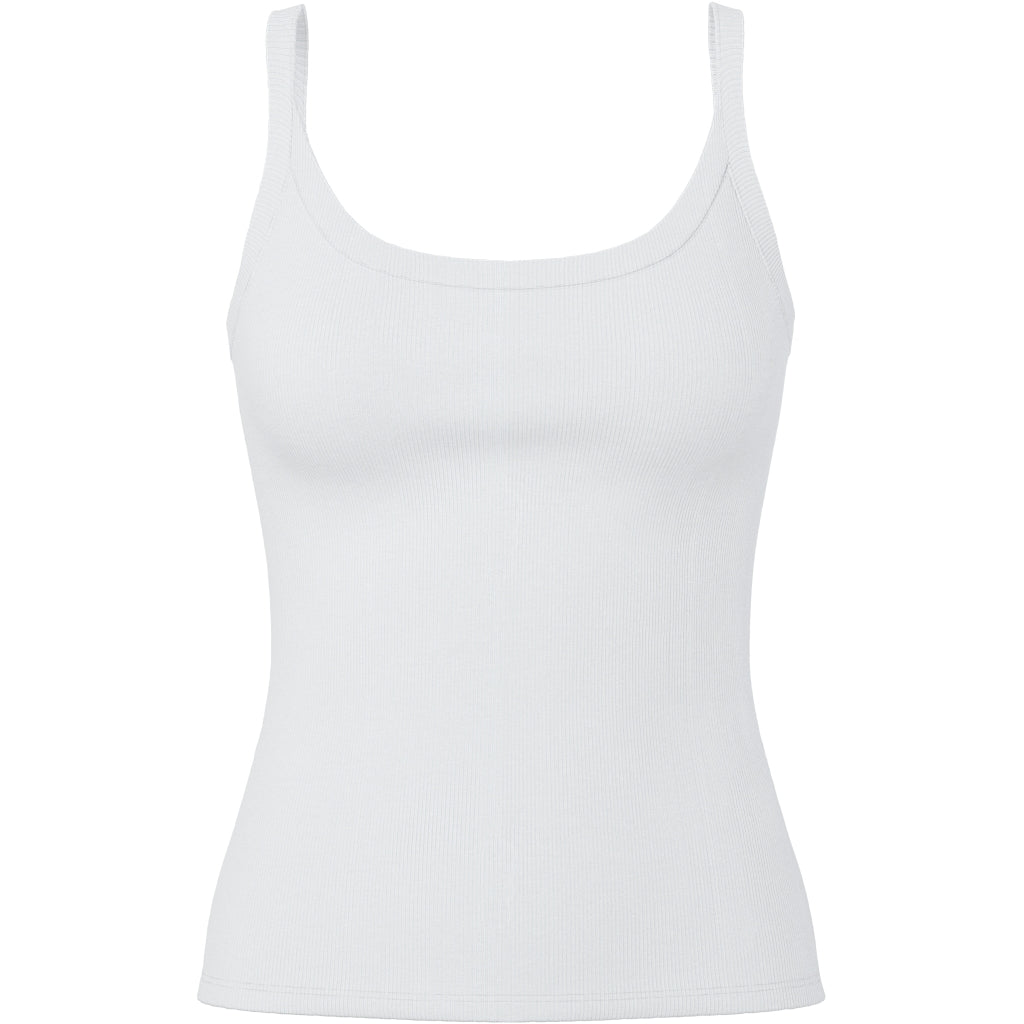 Dame Top Pcmay Bright White fra Pieces