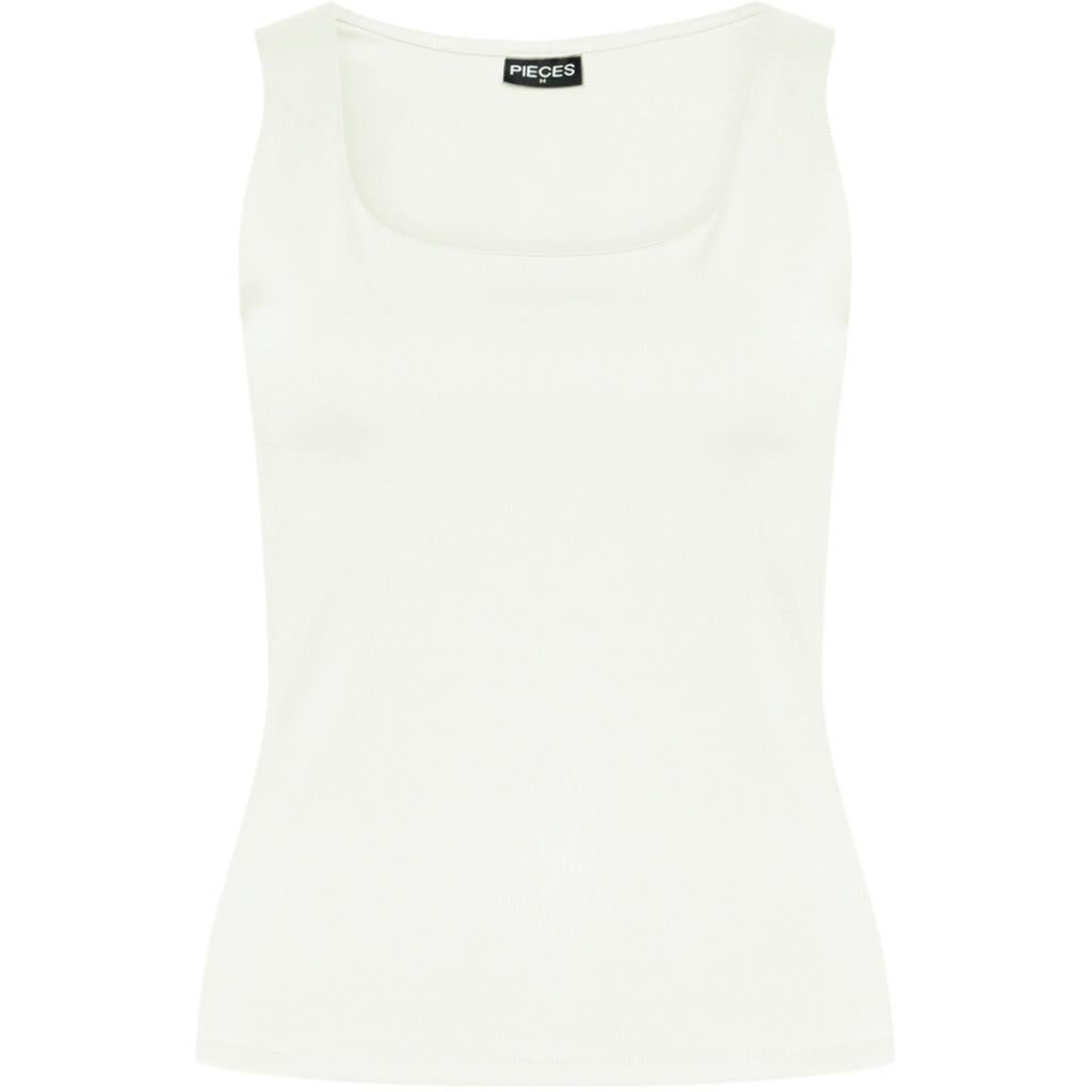 Dame Top Pcneja   Bright White fra Pieces