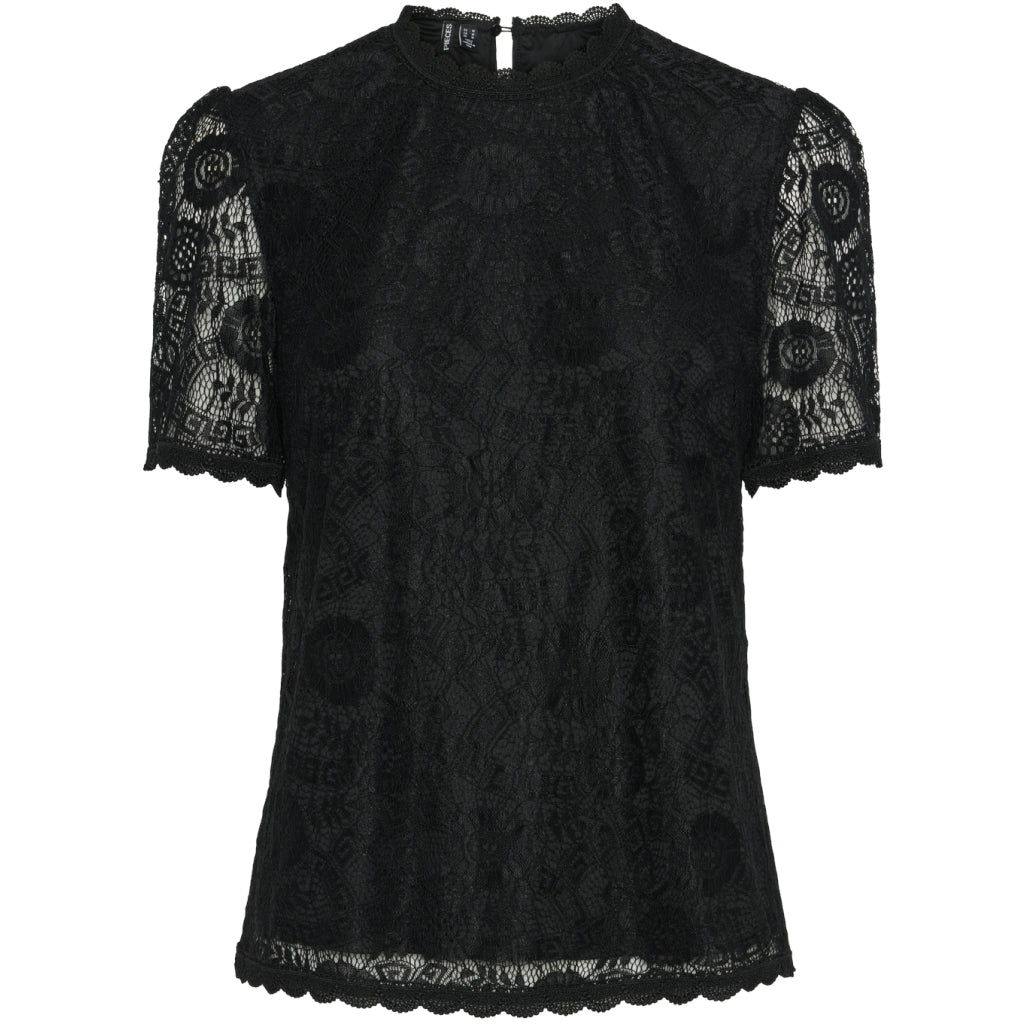 Dame Top Pcolline   Black fra Pieces