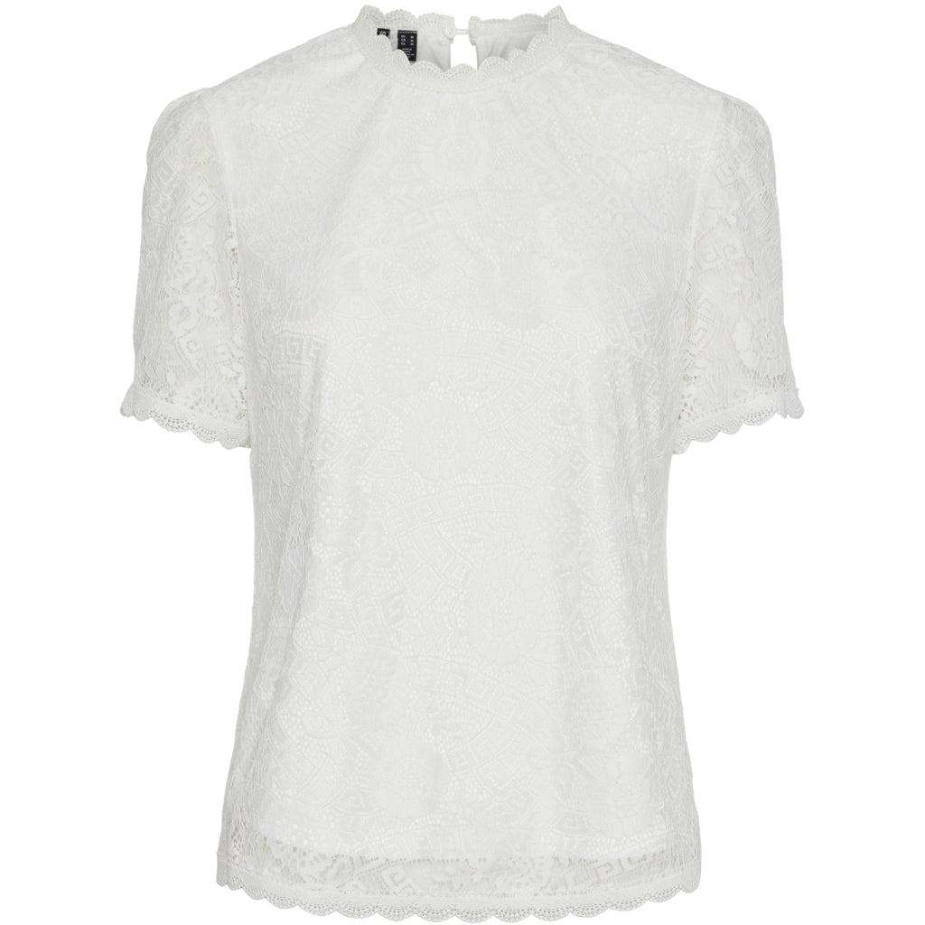 Dame Top Pcolline Cloud Dancer fra Pieces