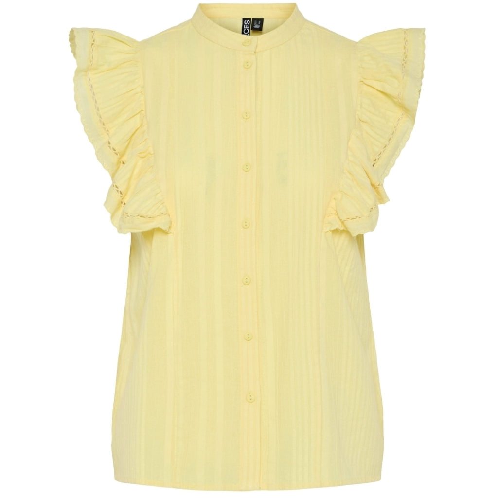 Dame Top Pcsikka   Pale Banana fra Pieces