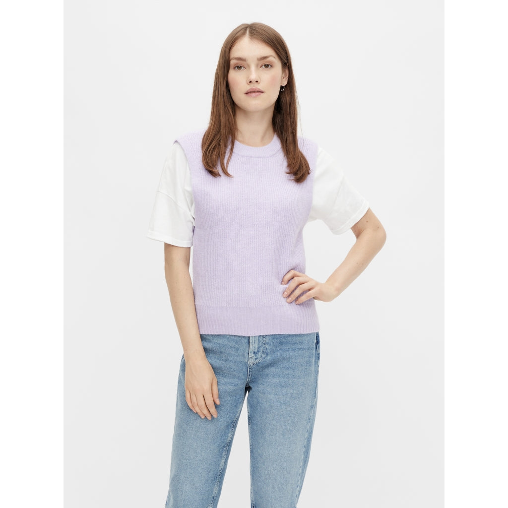 Dame Vest Pcellen   Lavender fra Pieces