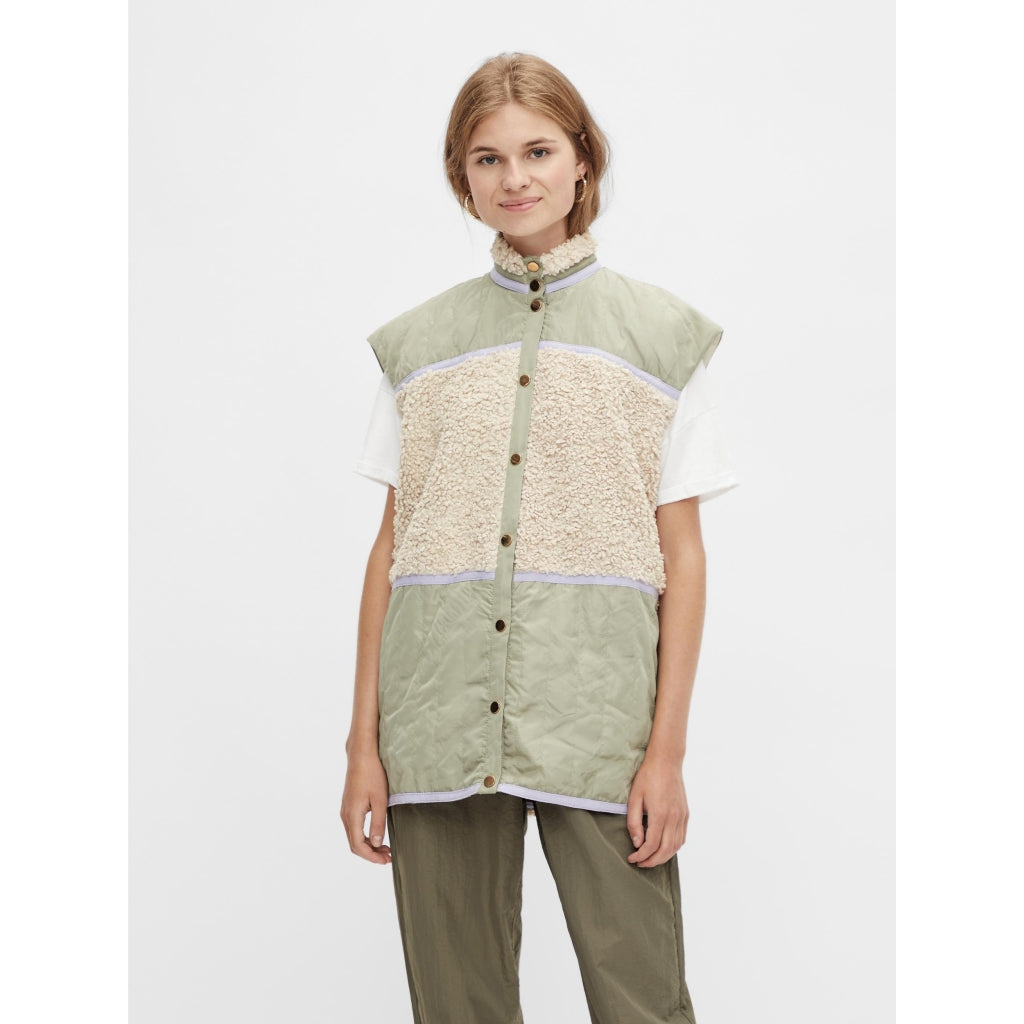 Dame Vest Pcissy Desert Sage fra Pieces