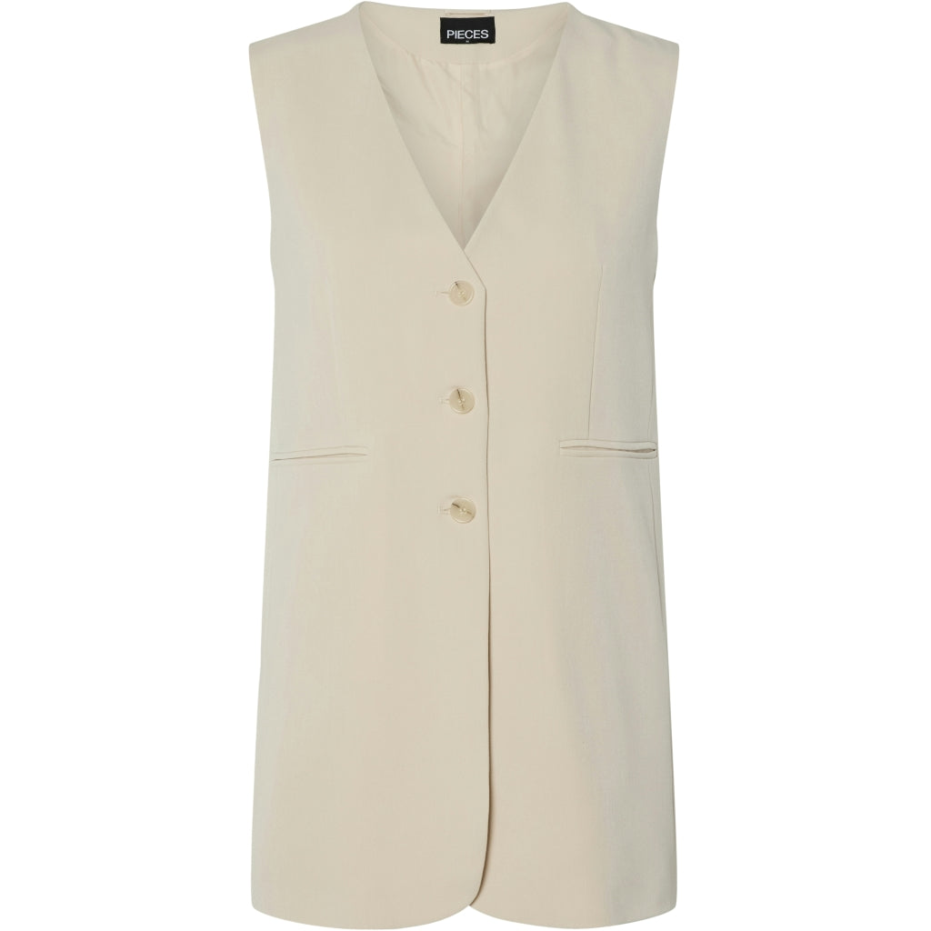 Dame Vest Pckamil   Sandshell fra Pieces