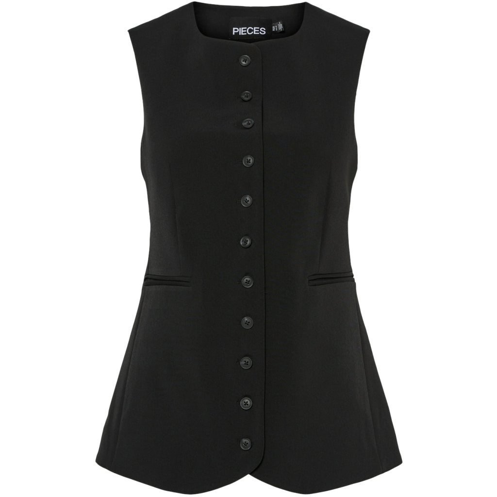 Dame Vest Pckamil   Black fra Pieces