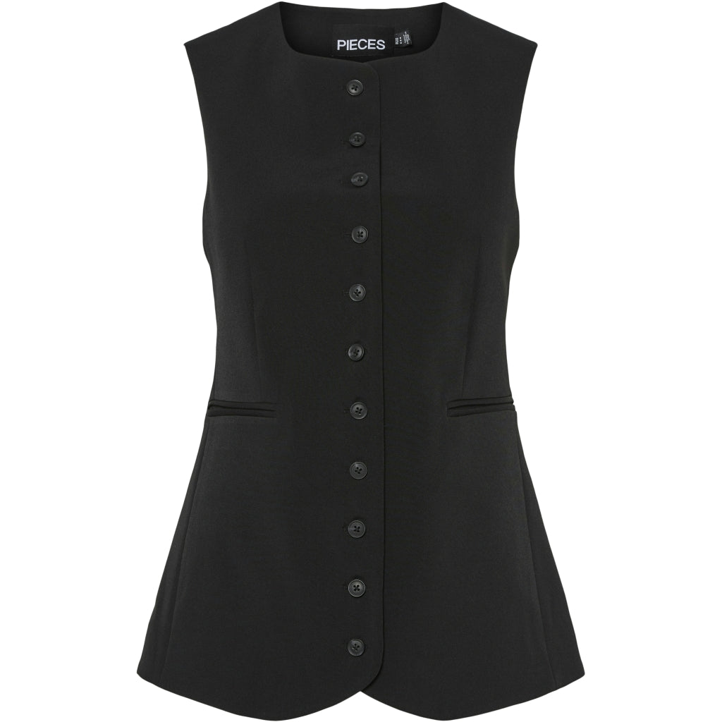 Dame Vest Pctempre   Black fra Pieces