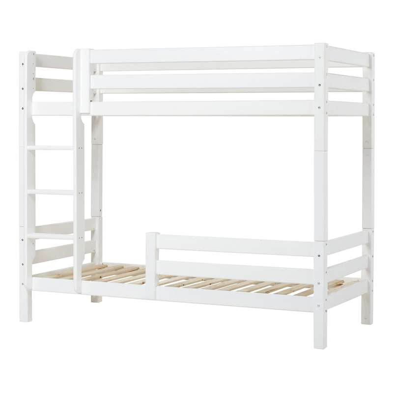 Eco Luxury   Høj Etageseng   90x200 Cm.   To Sengeheste   Hvid fra Hoppekids
