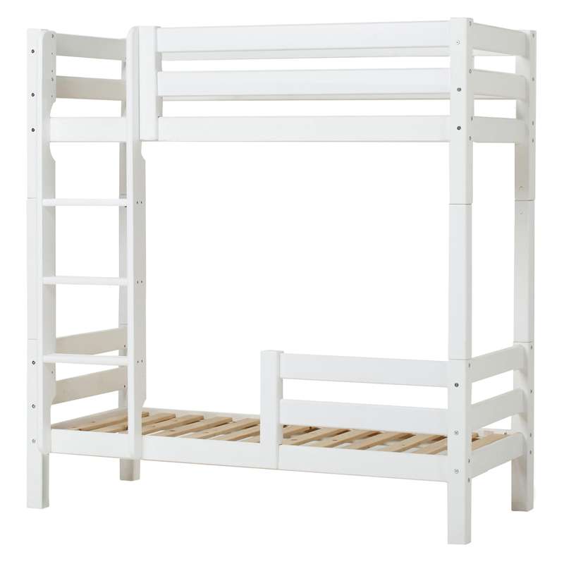 Eco Luxury   Høj Etageseng   70x160 Cm.   To Sengeheste   Hvid fra Hoppekids