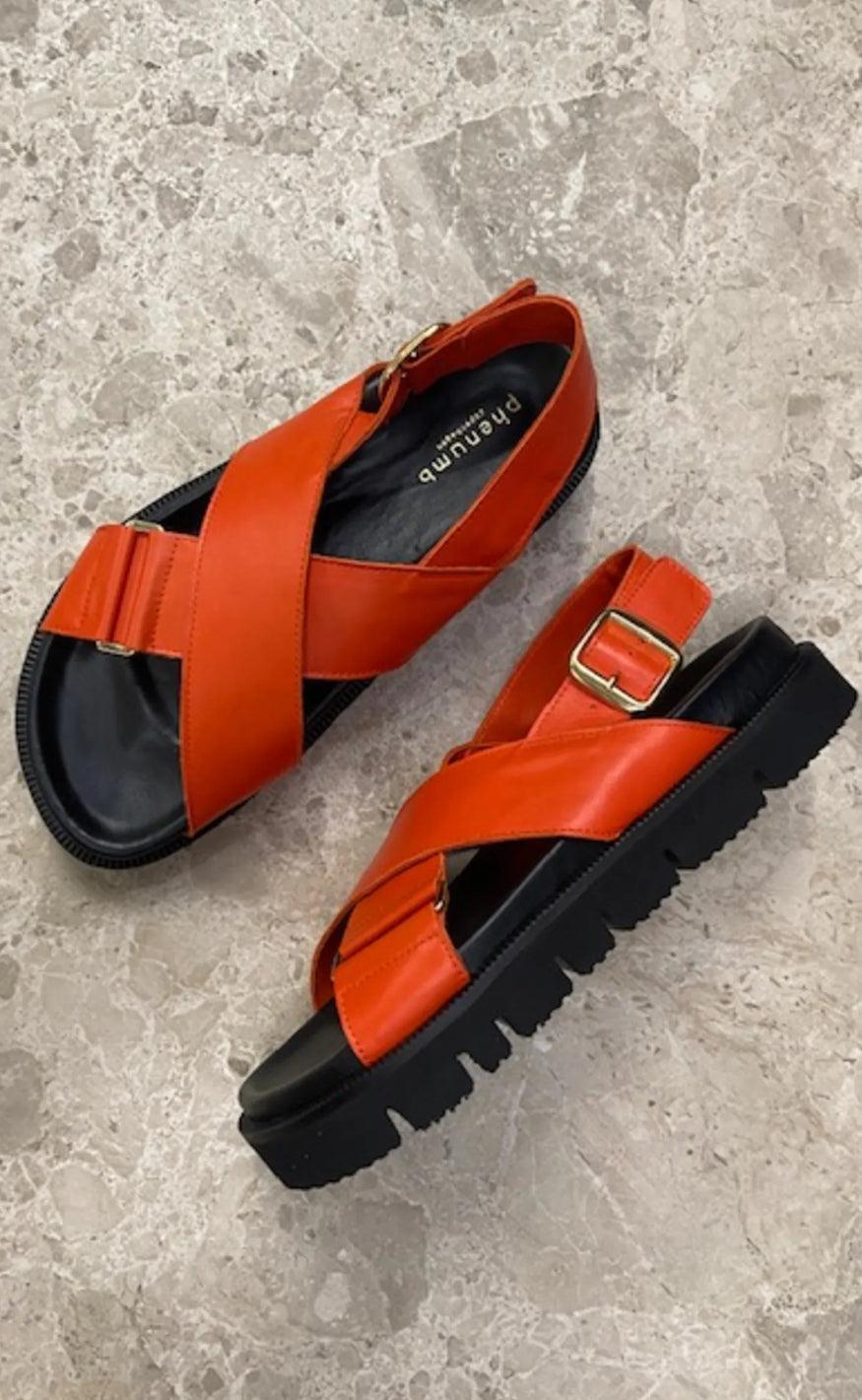 Sandaler   Nawa   Hot Orange fra Phenumb