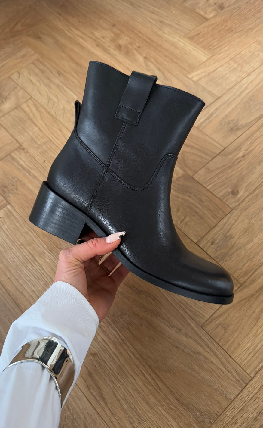 Støvler   Martina Low   Leather Black fra Phenumb