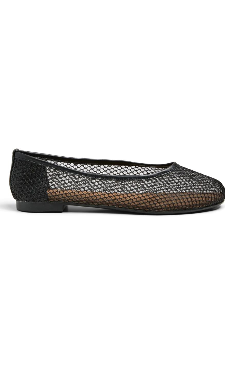 Ballerina   Steph Mesh   Black fra Pieces