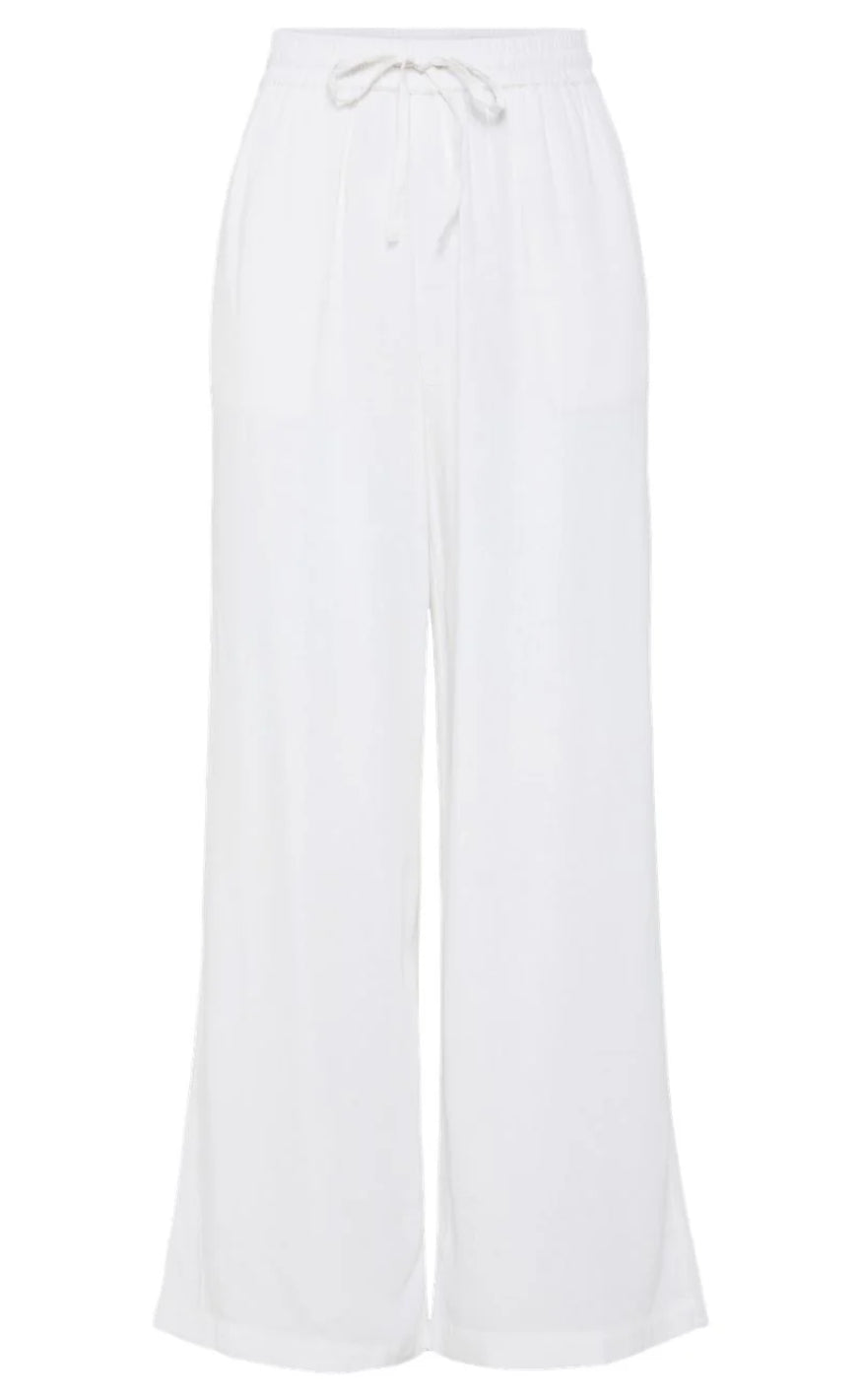 Bukser Pia Bright White fra Pieces
