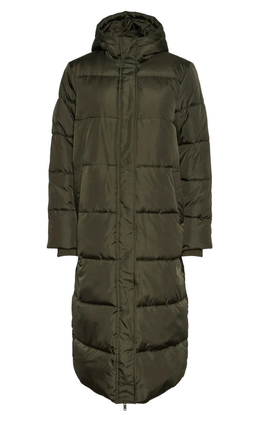 Jakke   Maddie Long Puffer   Forest Night fra Pieces
