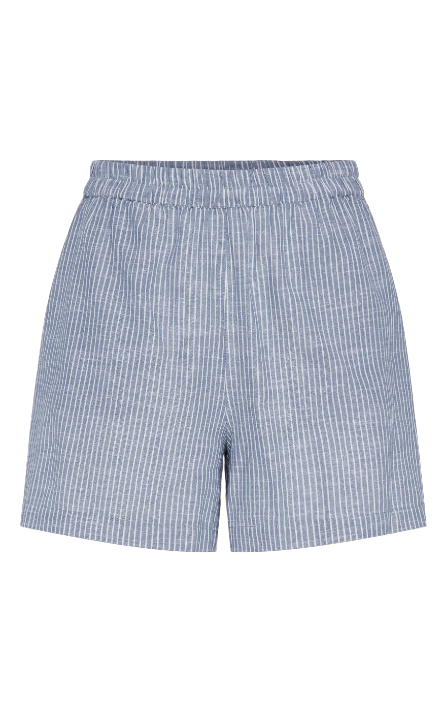 Shorts   Apia   Coronet Blue Bright White fra Pieces