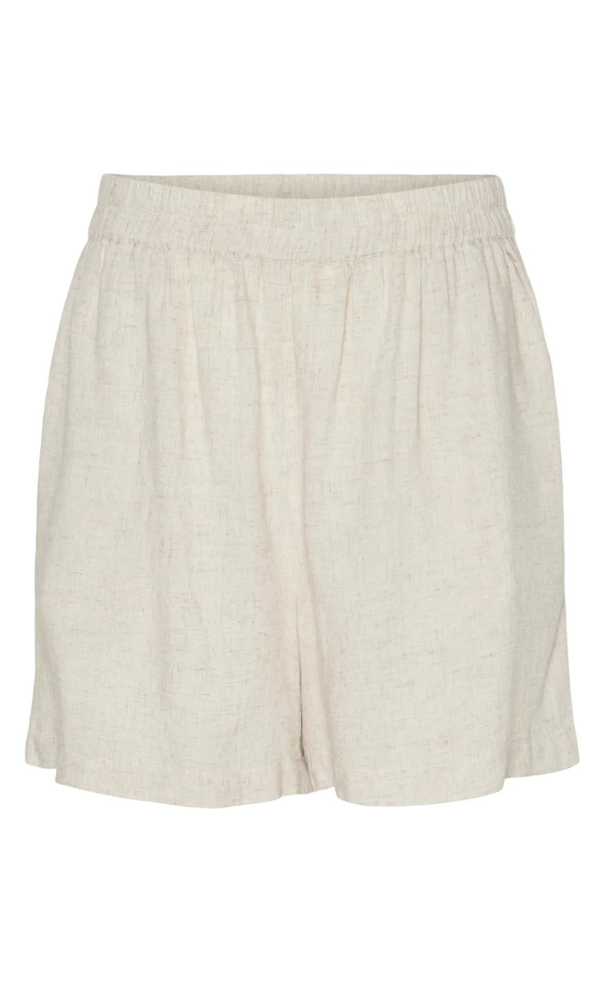Shorts   Pia   Birch Melange fra Pieces