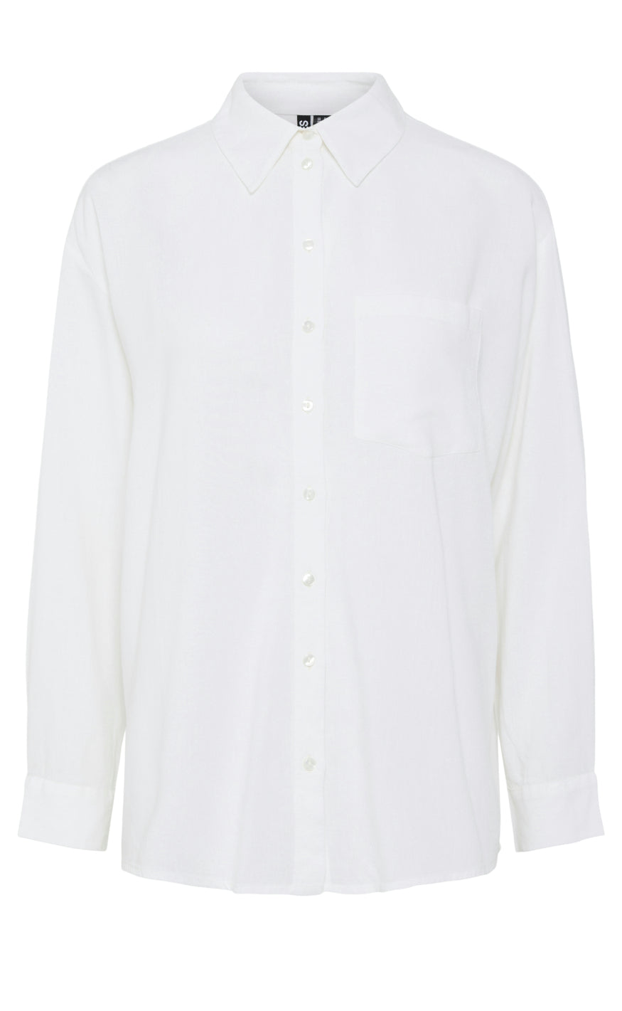 Skjorte   Pia   Bright White fra Pieces