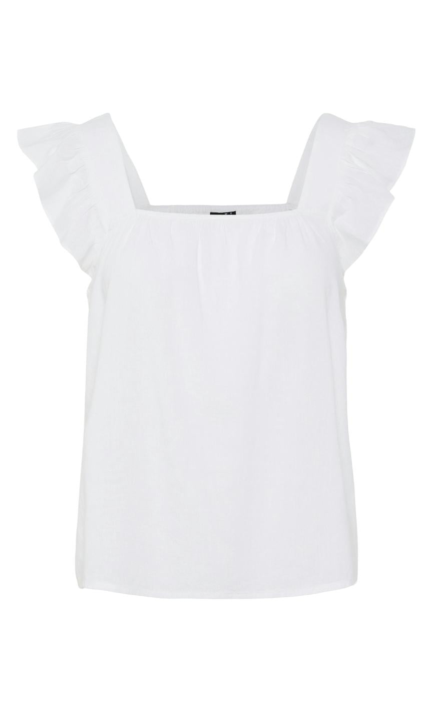 Top   Pia   Bright White fra Pieces