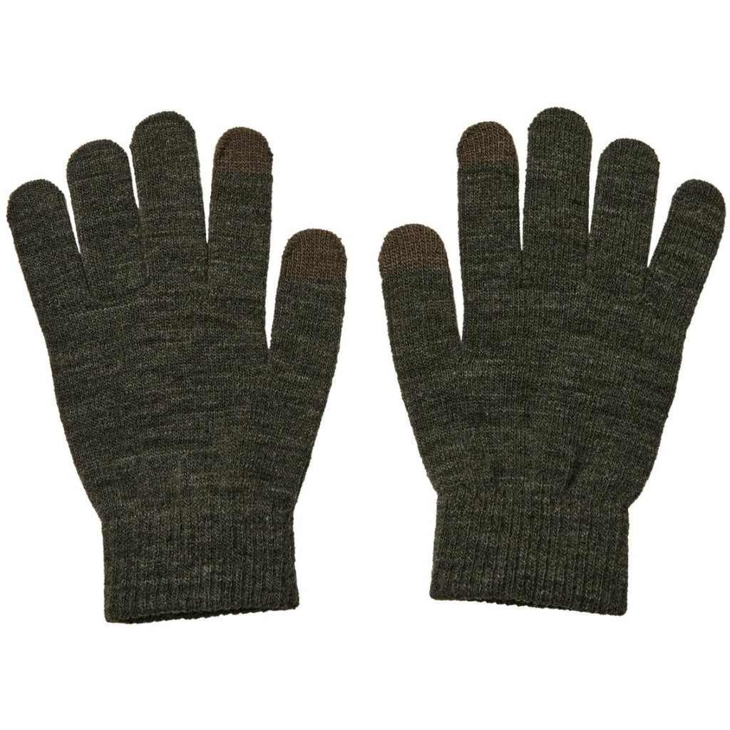 Dame Handsker Pcnew   Dark Grey Melange fra Pieces