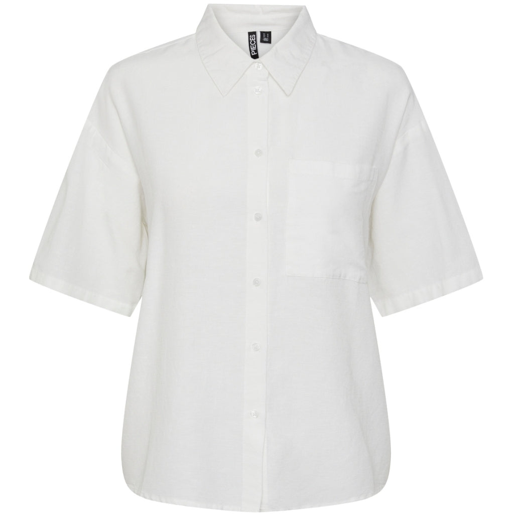 Dame Skjorte Pcmilano   Bright White fra Pieces