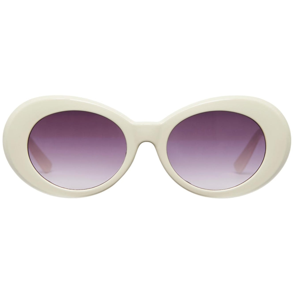 Dame Solbriller Pcbesta Sunglass Box Buttercream fra Pieces