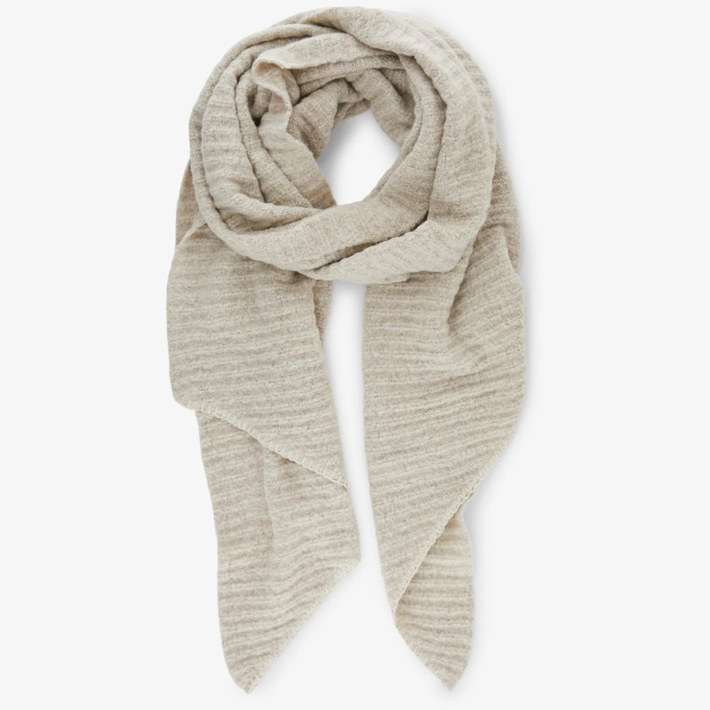 Dame Tørklæde Pcpyron   Whitecap Gray fra Pieces