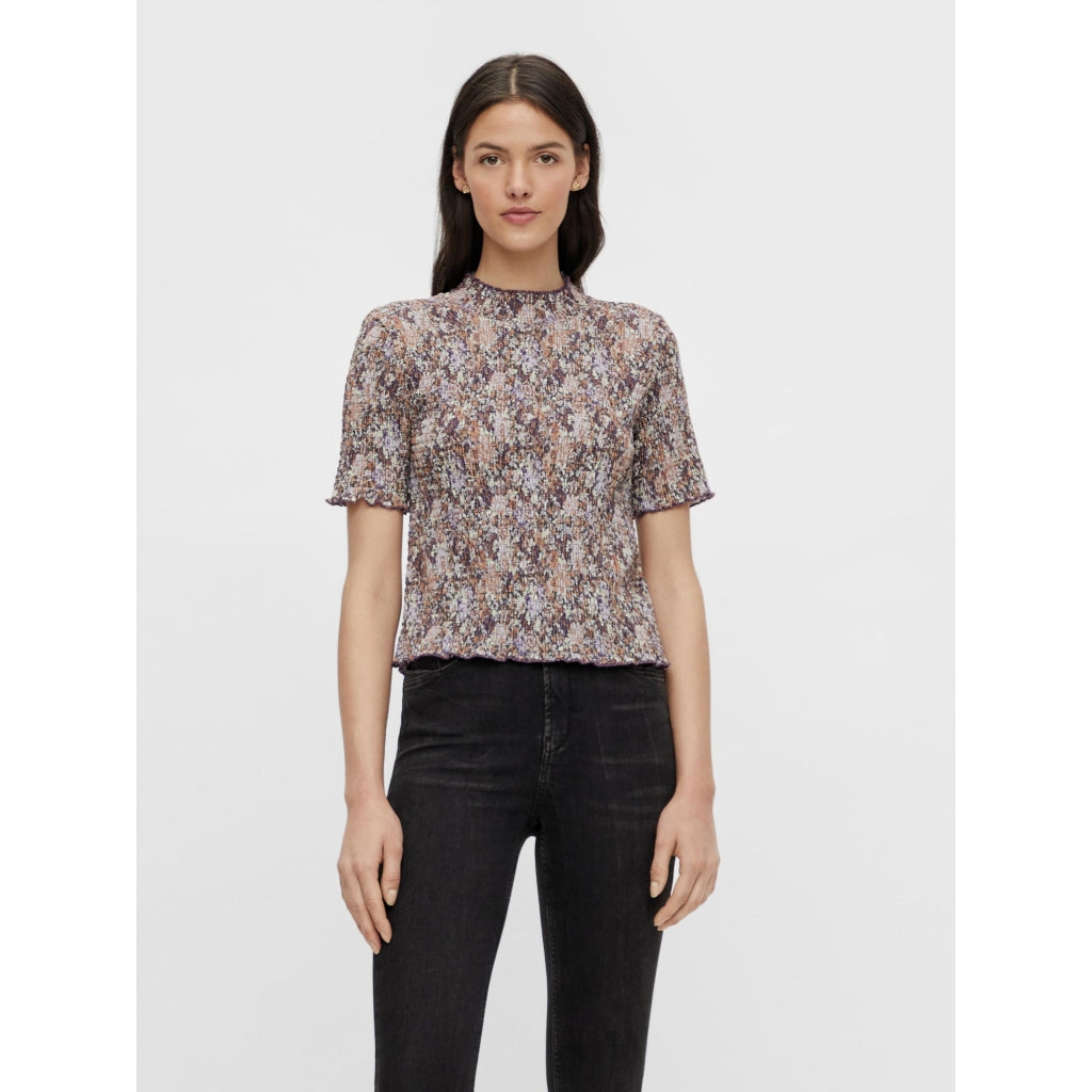 Dame Top Pcleaste   Black Olive fra Pieces