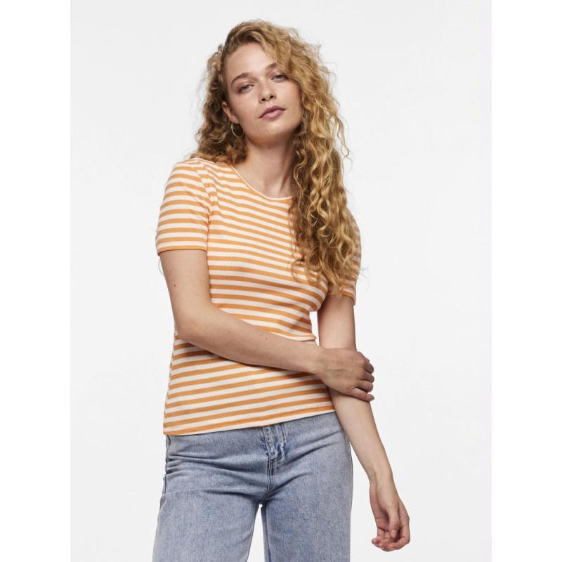 Dame Top Pcruka   Tangerine Cloud Dancer fra Pieces