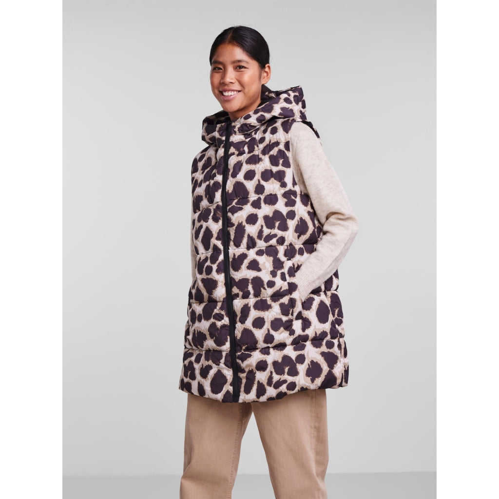 Dame Vest Pcbee   Black Leo fra Pieces