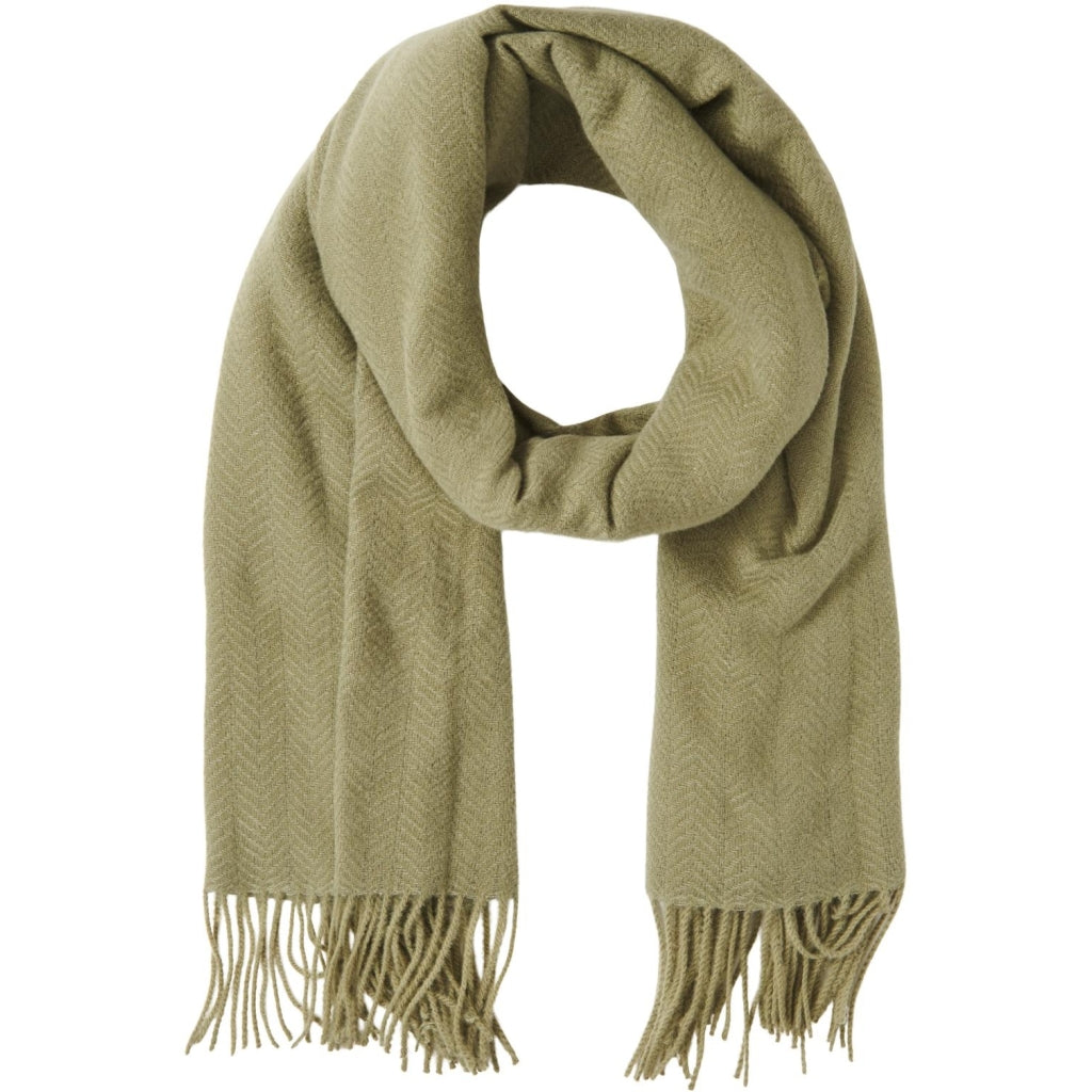 Tørklæde Pckial   Deep Lichen Green fra Pieces