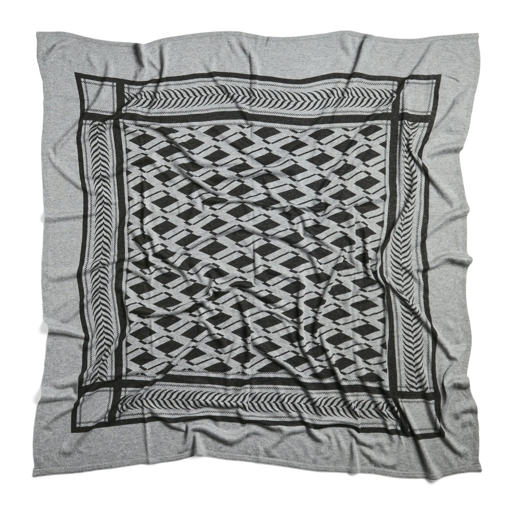 Dame Tørklæde Pcnovis   Light Grey Melange fra Pieces