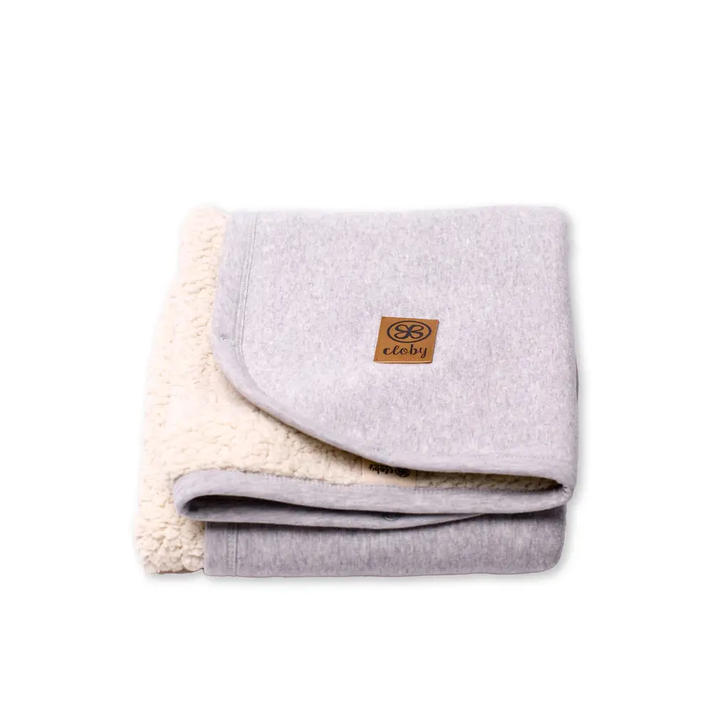 Teddy Blanket Grå fra Cloby