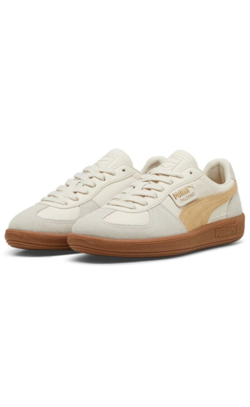 Sneakers   Palermo Lth   Alpine Snow Dust Gum fra Puma