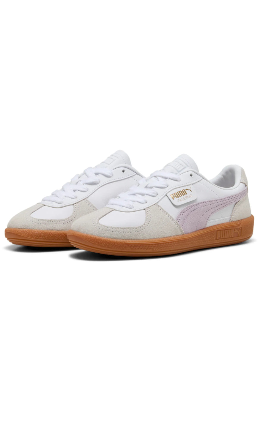 Sneakers   Palermo   White Lilac Frost fra Puma